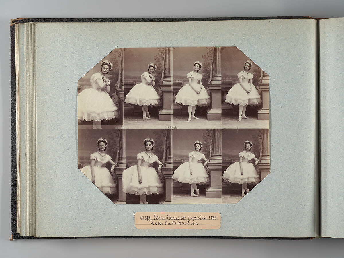 Theatre Danse IV 17, André-Adolphe-Eugène Disdéri (French, Paris 1819–1889 Paris), Albumen silver prints from glass negatives