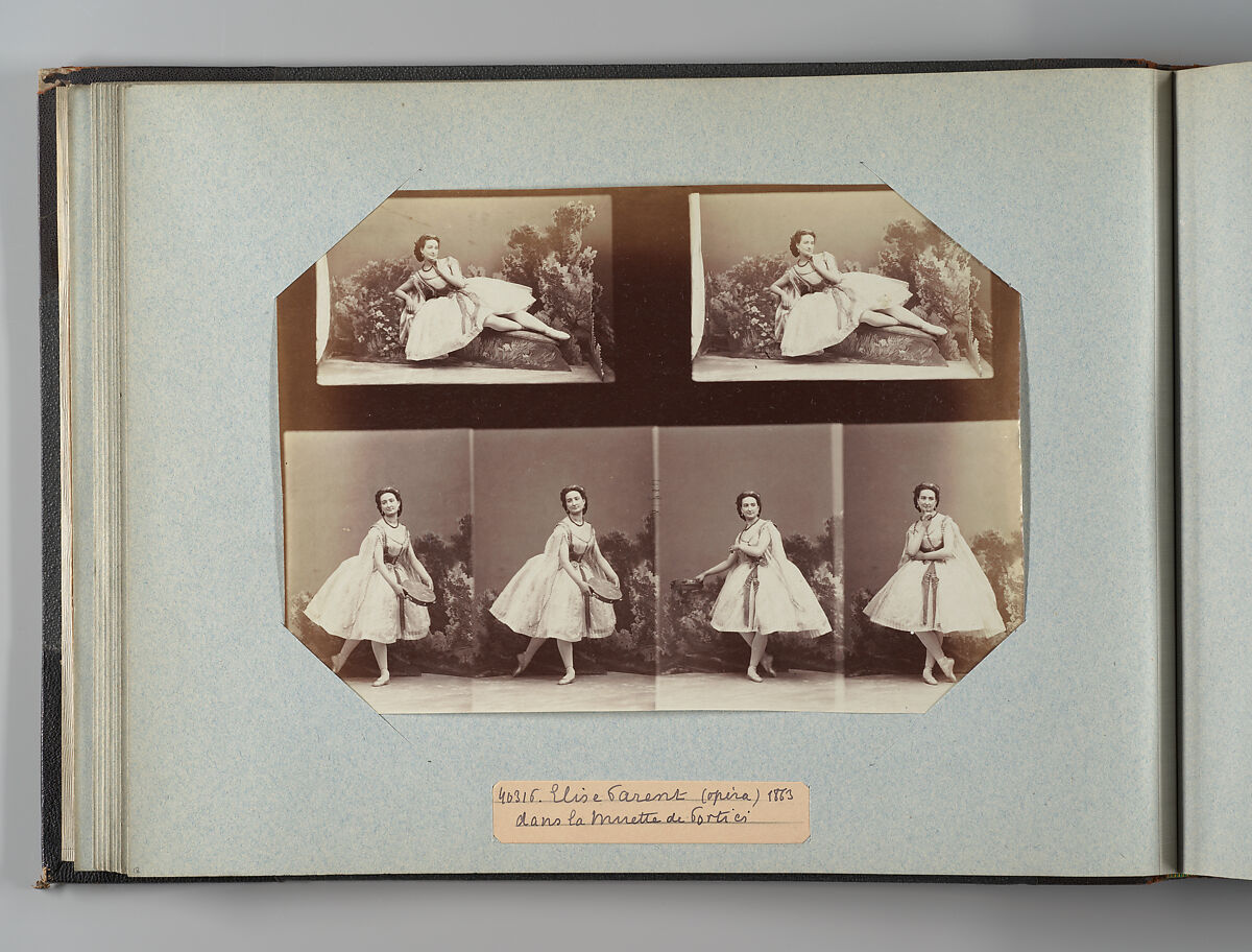 Theatre Danse IV 17, André-Adolphe-Eugène Disdéri (French, Paris 1819–1889 Paris), Albumen silver prints from glass negatives