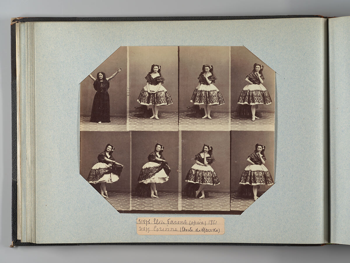 Theatre Danse IV 17, André-Adolphe-Eugène Disdéri (French, Paris 1819–1889 Paris), Albumen silver prints from glass negatives