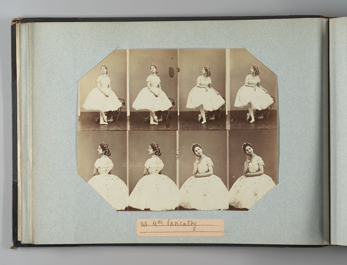 Theatre Danse IV 17, André-Adolphe-Eugène Disdéri (French, Paris 1819–1889 Paris), Albumen silver prints from glass negatives