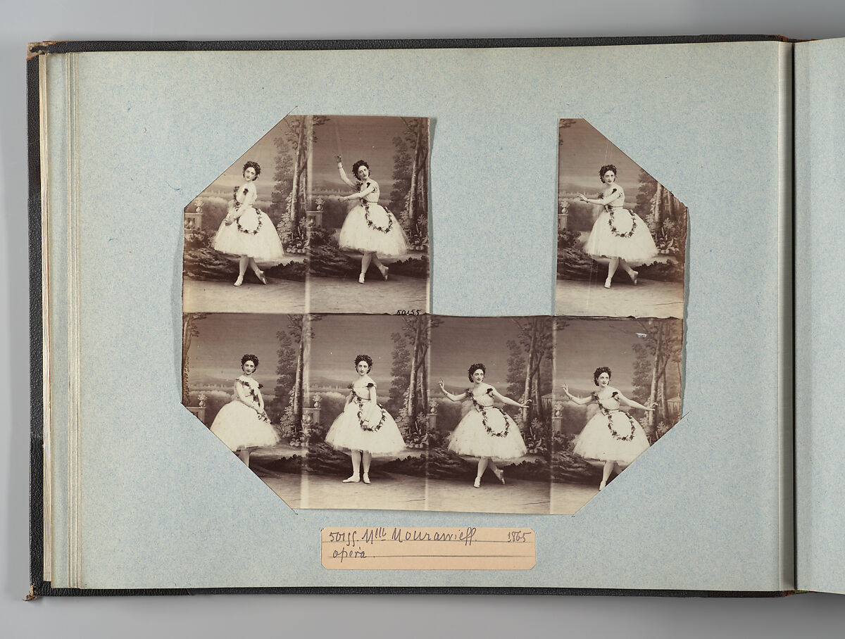 Theatre Danse IV 17, André-Adolphe-Eugène Disdéri (French, Paris 1819–1889 Paris), Albumen silver prints from glass negatives