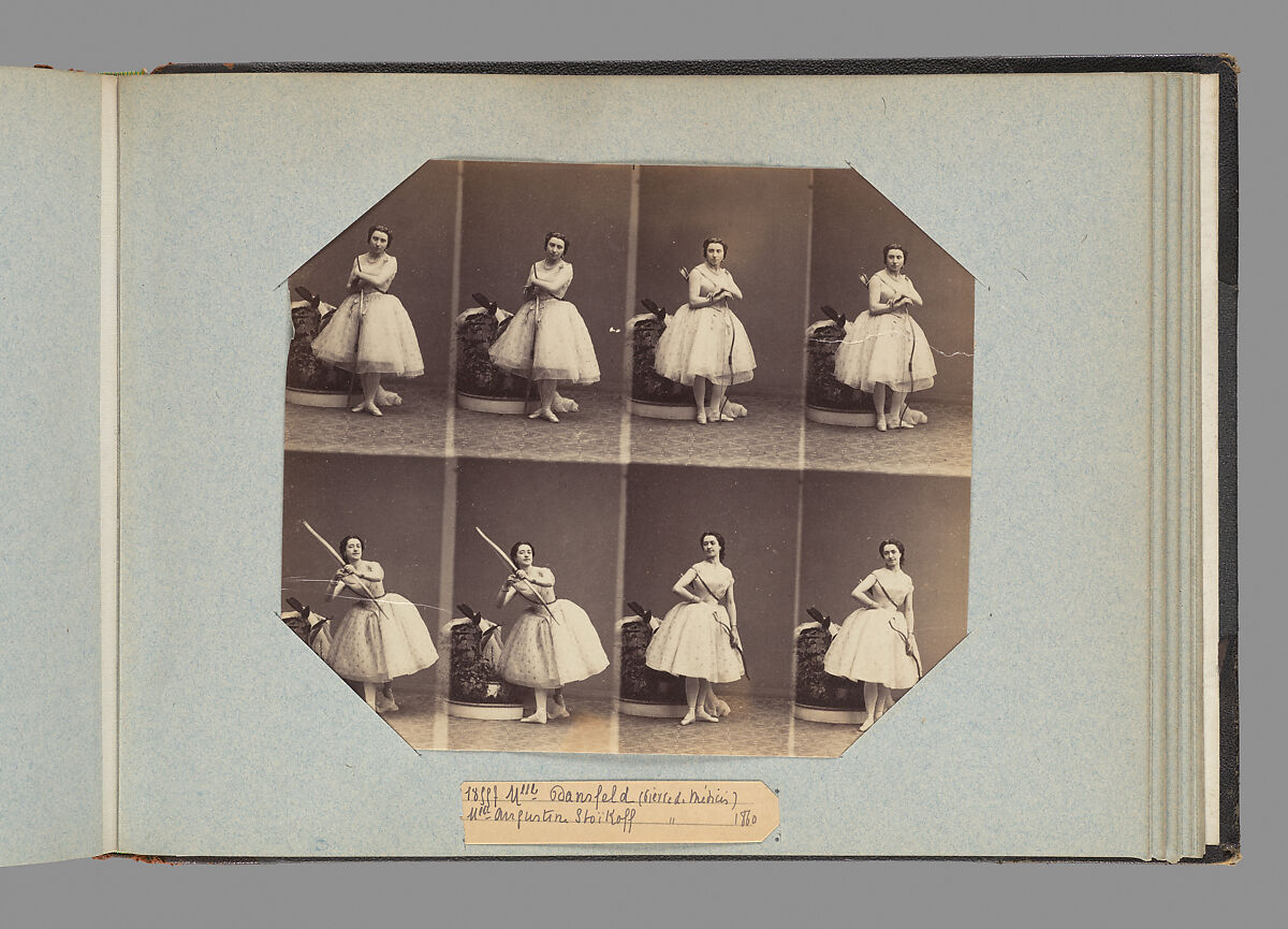 Theatre Danse IV 17, André-Adolphe-Eugène Disdéri (French, Paris 1819–1889 Paris), Albumen silver prints from glass negatives