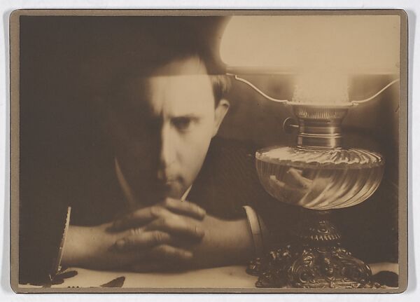 [Self-Portrait, "Collapse, with Lamp", Zakopane], Stanislaw Ignacy Witkiewicz (Polish, Warsaw 1885–1939 Jeziory), Gelatin silver print 