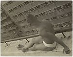 [Student on a Roof Ledge, Moscow]