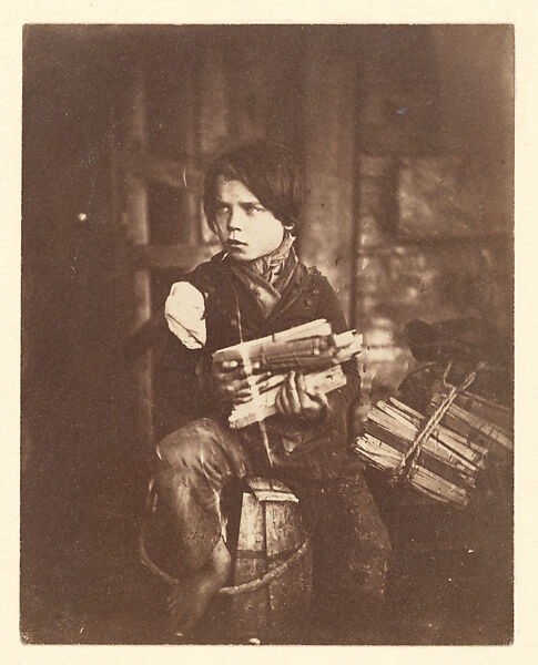 The Little Woodseller, John Thomson (British, Edinburgh, Scotland 1837–1921 London), Albumen silver print from glass negative 