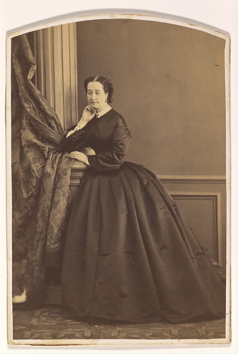 Empress Eugénie, Olympe Aguado de las Marismas (French, Paris 1827–1894 Compiegne), Albumen silver print from glass negative 