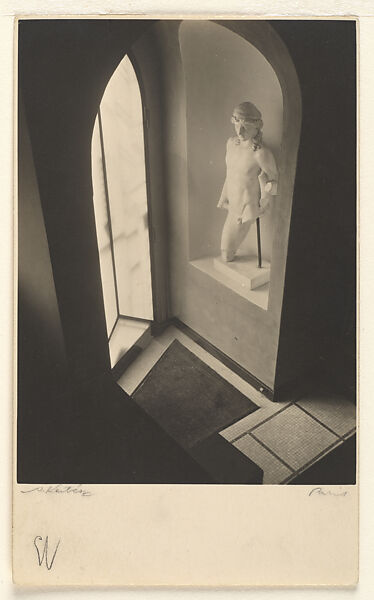 [Interior with Sculpture], André Kertész (American (born Hungary), Budapest 1894–1985 New York), Gelatin silver print 