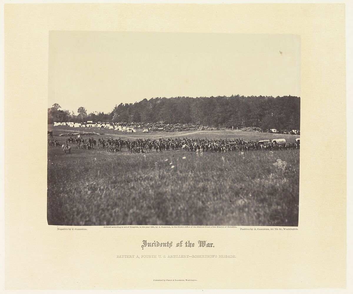 Gardner's Photographic Sketchbook of the War, Volume 2, Alexander Gardner (American, Glasgow, Scotland 1821–1882 Washington, D.C.), Albumen silver prints from glass negatives