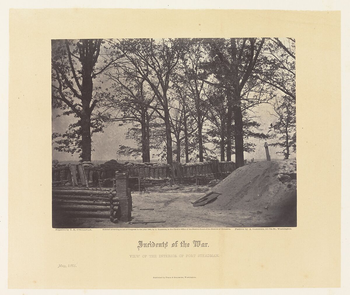 Gardner's Photographic Sketchbook of the War, Volume 2, Alexander Gardner (American, Glasgow, Scotland 1821–1882 Washington, D.C.), Albumen silver prints from glass negatives