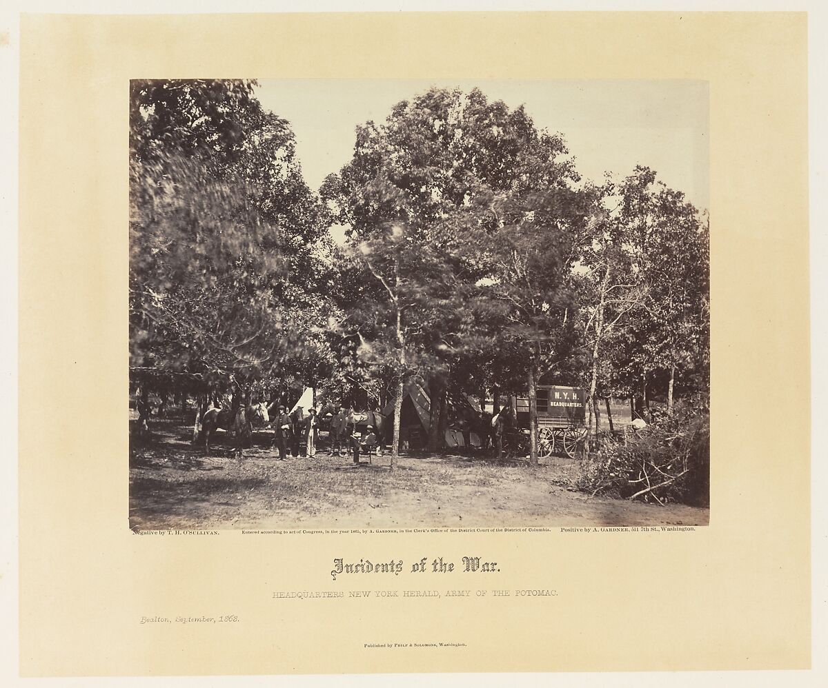 Gardner's Photographic Sketchbook of the War, Volume 2, Alexander Gardner (American, Glasgow, Scotland 1821–1882 Washington, D.C.), Albumen silver prints from glass negatives