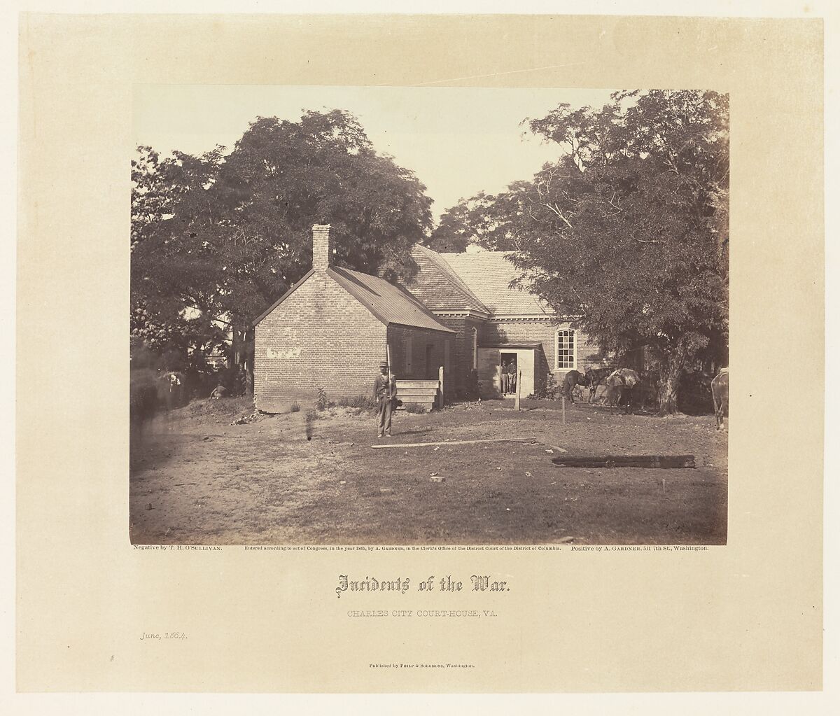 Gardner's Photographic Sketchbook of the War, Volume 2, Alexander Gardner (American, Glasgow, Scotland 1821–1882 Washington, D.C.), Albumen silver prints from glass negatives