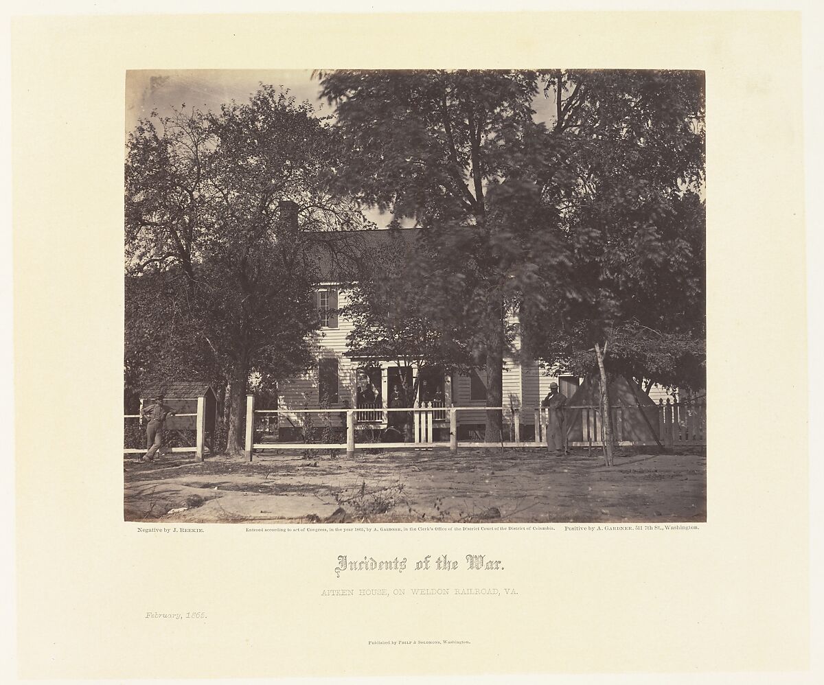 Gardner's Photographic Sketchbook of the War, Volume 2, Alexander Gardner (American, Glasgow, Scotland 1821–1882 Washington, D.C.), Albumen silver prints from glass negatives