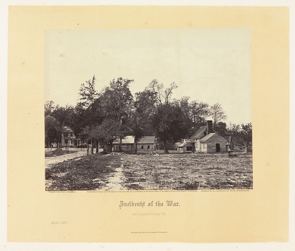 Gardner's Photographic Sketchbook of the War, Volume 2, Alexander Gardner (American, Glasgow, Scotland 1821–1882 Washington, D.C.), Albumen silver prints from glass negatives