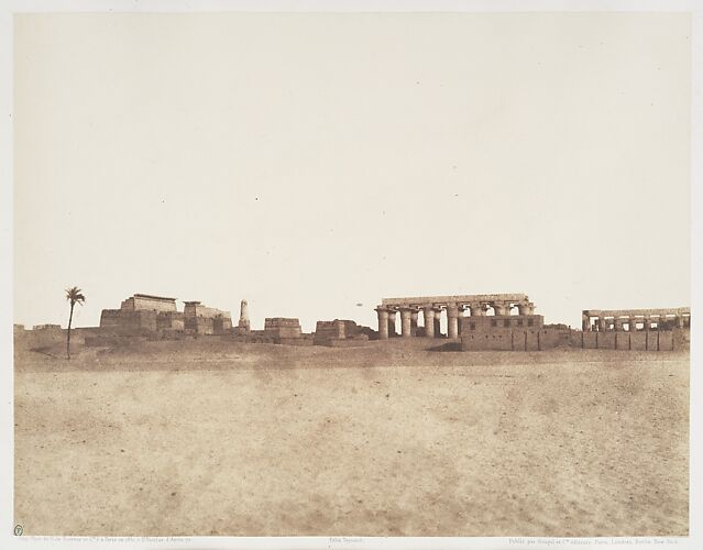 Louksor (Thèbes), Vue Générale des Ruines