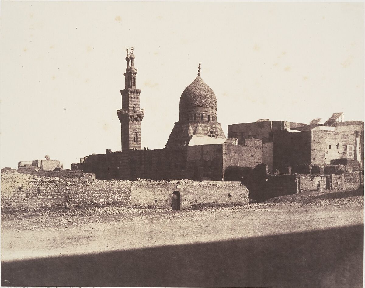 Le Kaire, Mosquée Nâcéryeh, Félix Teynard (French, 1817–1892), Salted paper print from paper negative 