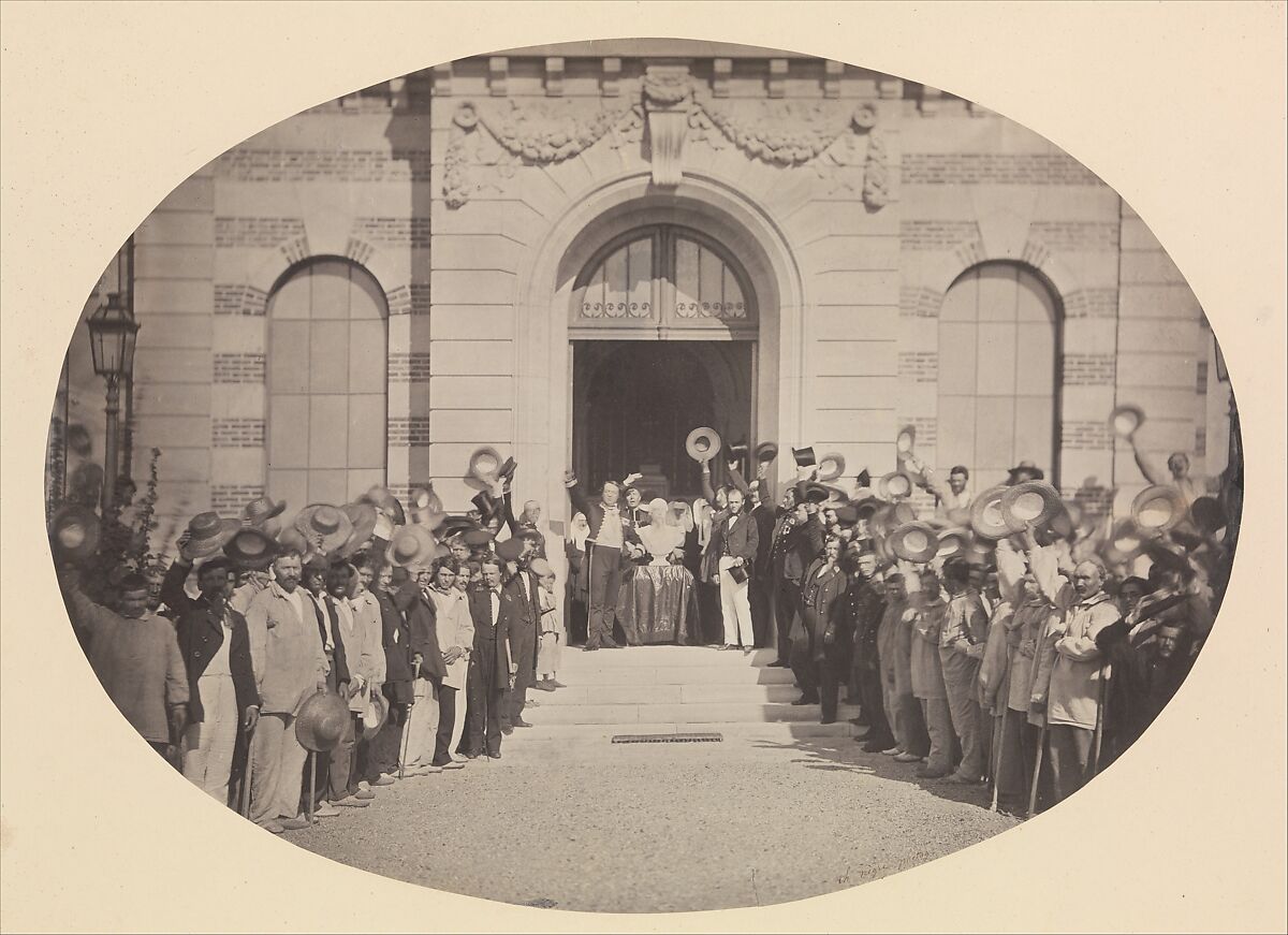 [The 15th of August.  Imperial Asylum at Vincennes], Charles Nègre (French, 1820–1880), Albumen silver print from glass negative 