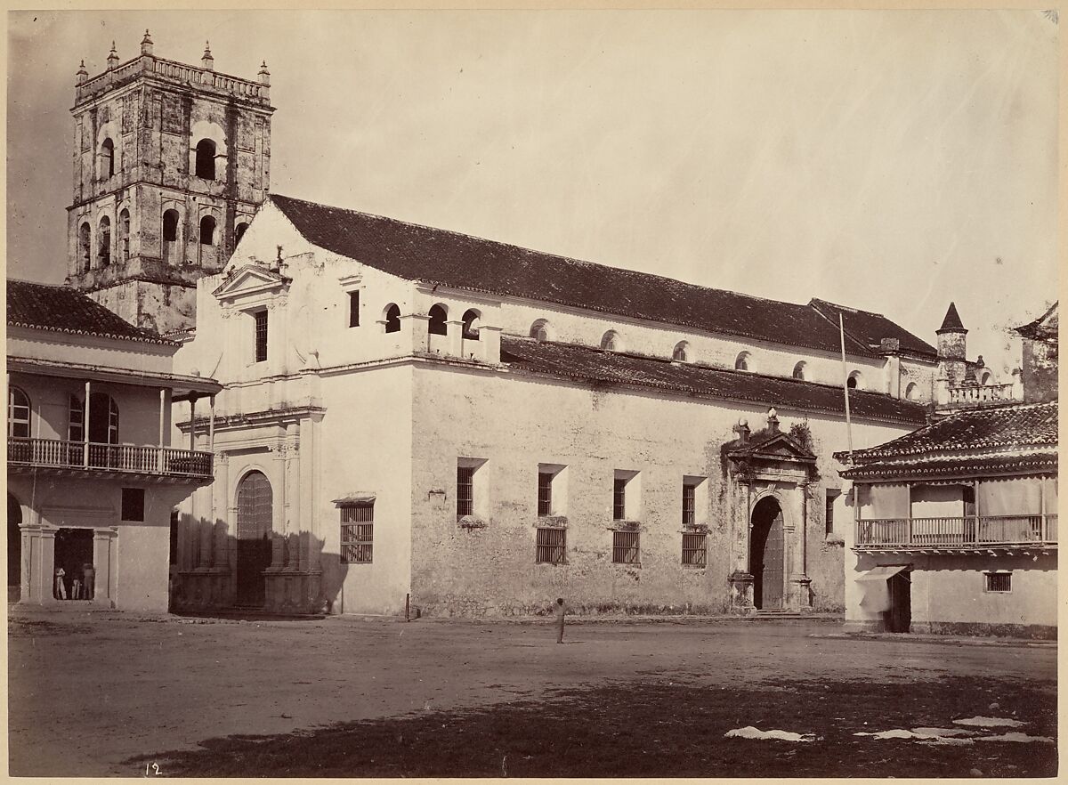 Tropical Scenery, Cathedral, Cartagena, John Moran (American (born England), Bolton, Lancashire 1821–1903 Pennsylvania), Albumen silver print from glass negative 