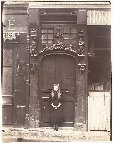 Rouen, Place Eau-de-Robec, Eugène Atget (French, Libourne 1857–1927 Paris), Matte albumen silver print from glass negative 