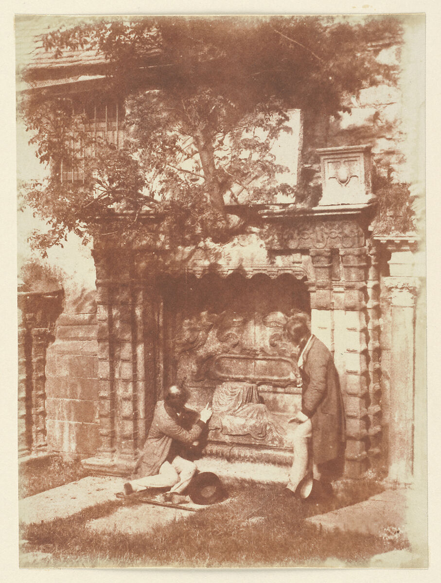 The Nasmyth Tomb, Greyfriars Churchyard, Hill and Adamson (British, active 1843–1848), Salted paper print from paper negative 