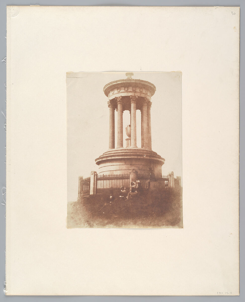 Edinburgh Monument, Hill and Adamson (British, active 1843–1848), Salted paper print from paper negative