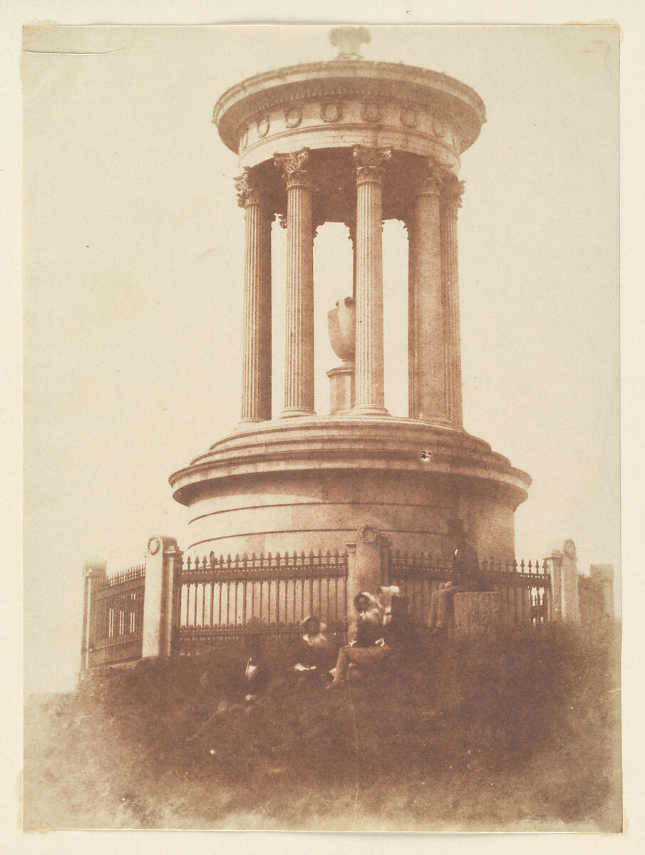 Edinburgh Monument, Hill and Adamson (British, active 1843–1848), Salted paper print from paper negative 