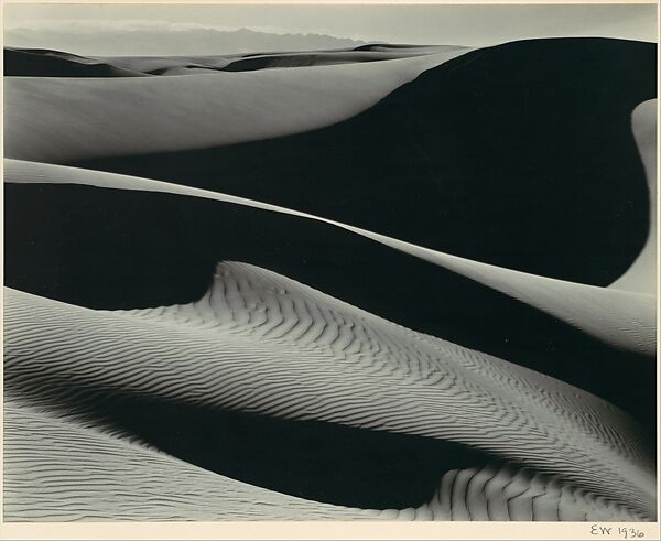 Dunes, Oceano, Edward Weston (American, Highland Park, Illinois 1886–1958 Carmel, California), Gelatin silver print 