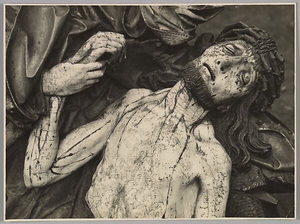 Gothic Pietà, Albert Renger-Patzsch (German, Wurzburg 1897–1966 Wamel), Gelatin silver print 