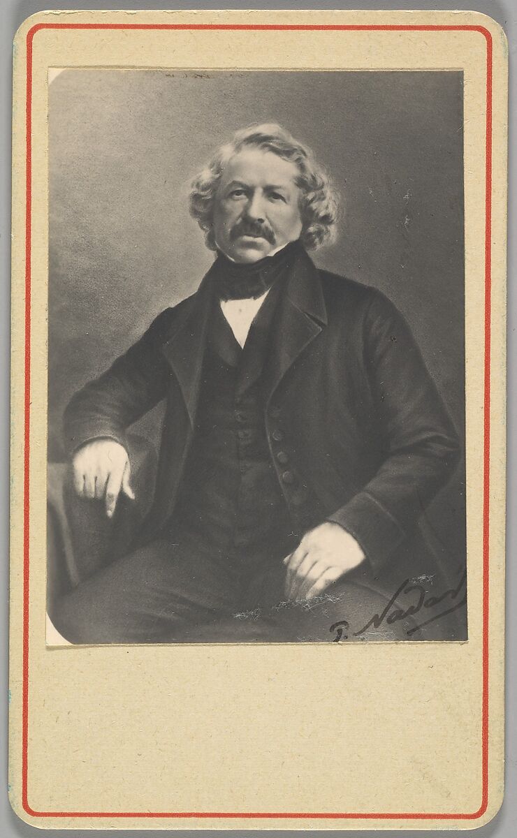 Louis-Jacques-Mandé Daguerre, Unknown (French), Gelatin silver print 