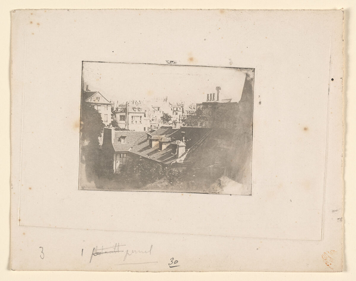 [Paris Rooftops], Armand-Hippolyte-Louis Fizeau (French, 1819–1896), Photogravure