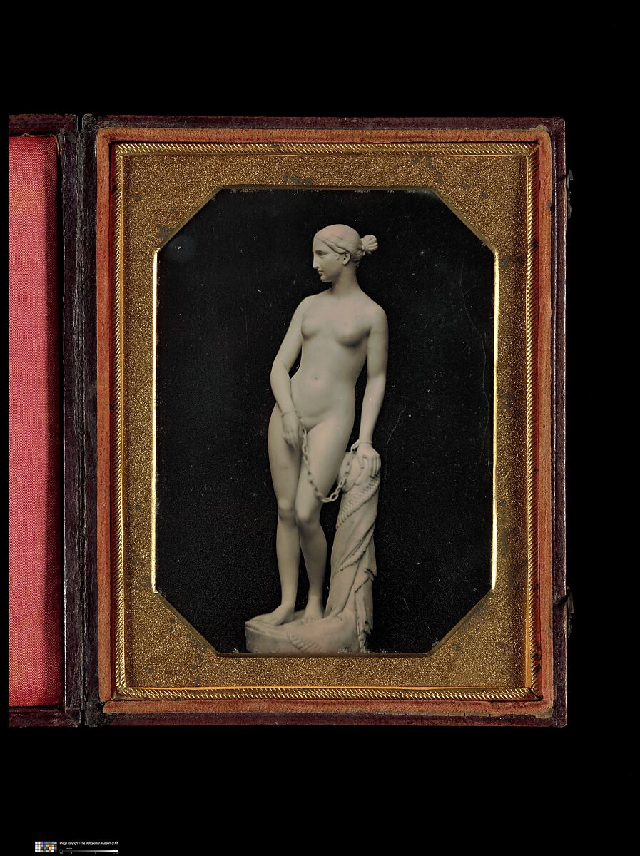 [Hiram Powers's Sculpture of the Greek Slave], Unknown (American), Daguerreotype 