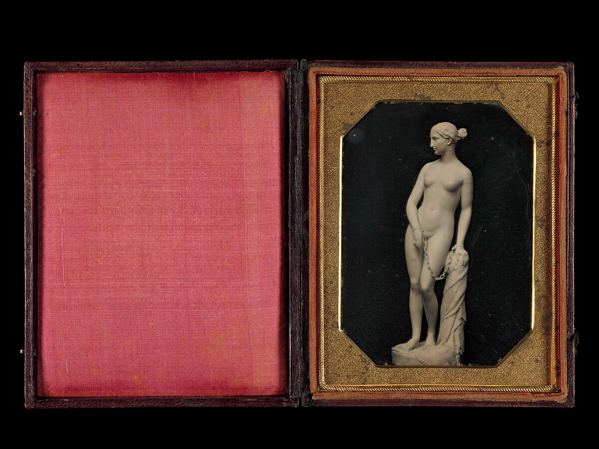 [Hiram Powers's Sculpture of the Greek Slave], Unknown (American), Daguerreotype