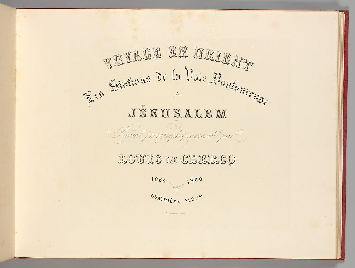 Voyage en Orient et en Espagne Vols 3 & 4, Louis de Clercq (French, 1837–1901), Albumen silver prints from paper negatives