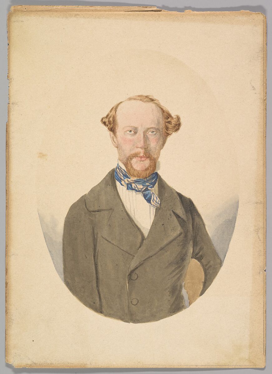 William Langenheim, W. &amp; F. Langenheim (American, active 1843–1874), Salted Paper Print From Paper Negative with Applied Color 