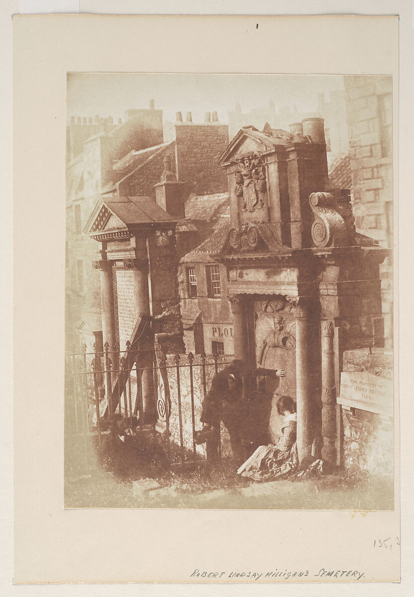 McCulloch's Tomb, Greyfriars Churchyard, Hill and Adamson (British, active 1843–1848), Salted paper print from paper negative 