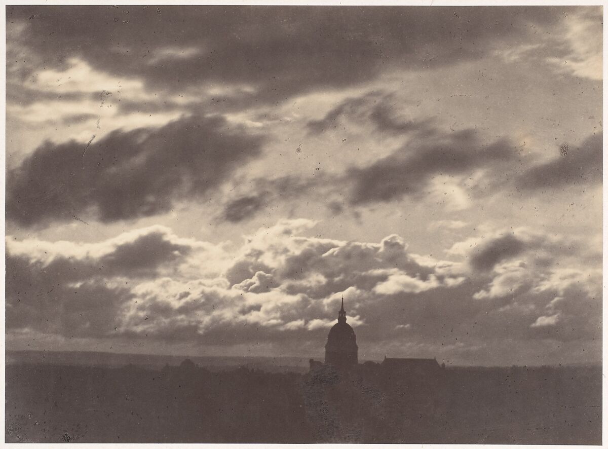 Etude de ciel, Charles Marville (French, Paris 1813–1879 Paris), Albumen silver print from glass negative 