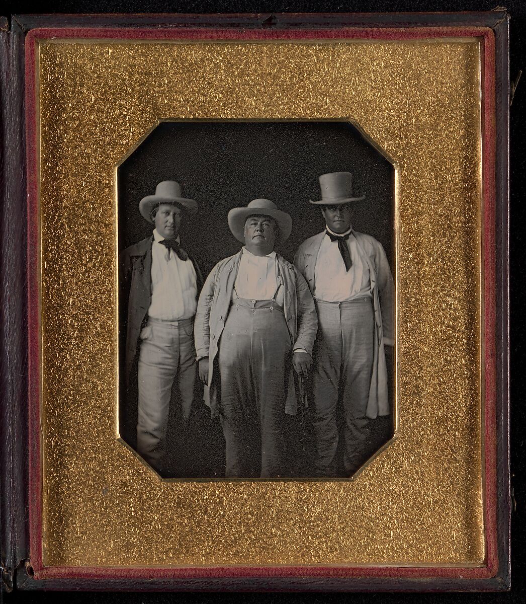 [Three Planters], Unknown (American), Daguerreotype 