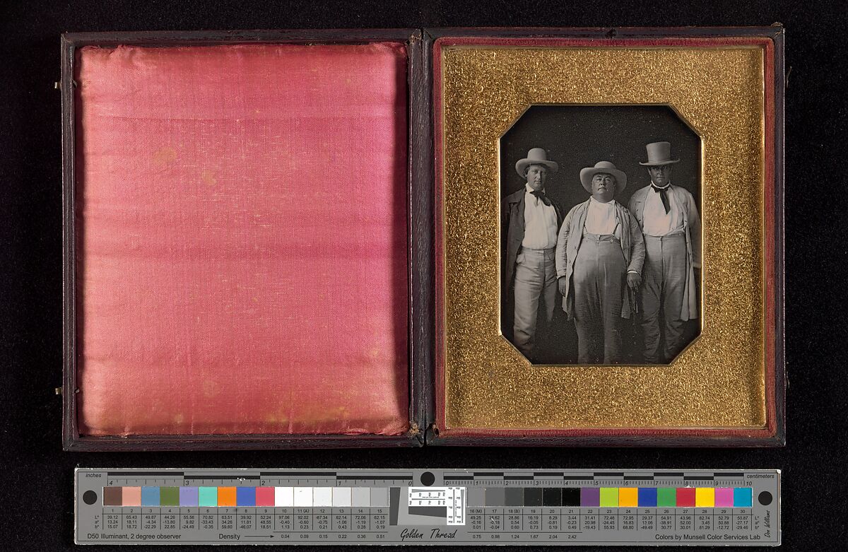 [Three Planters], Unknown (American), Daguerreotype