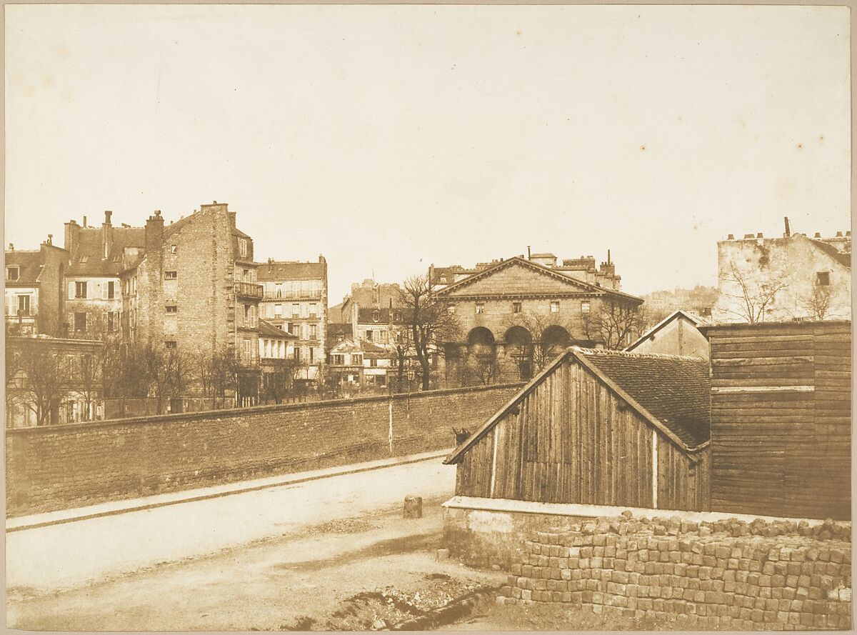 [View from Photographer's Studio], Gustave Le Gray (French, 1820–1884), Salted paper print from paper negative 