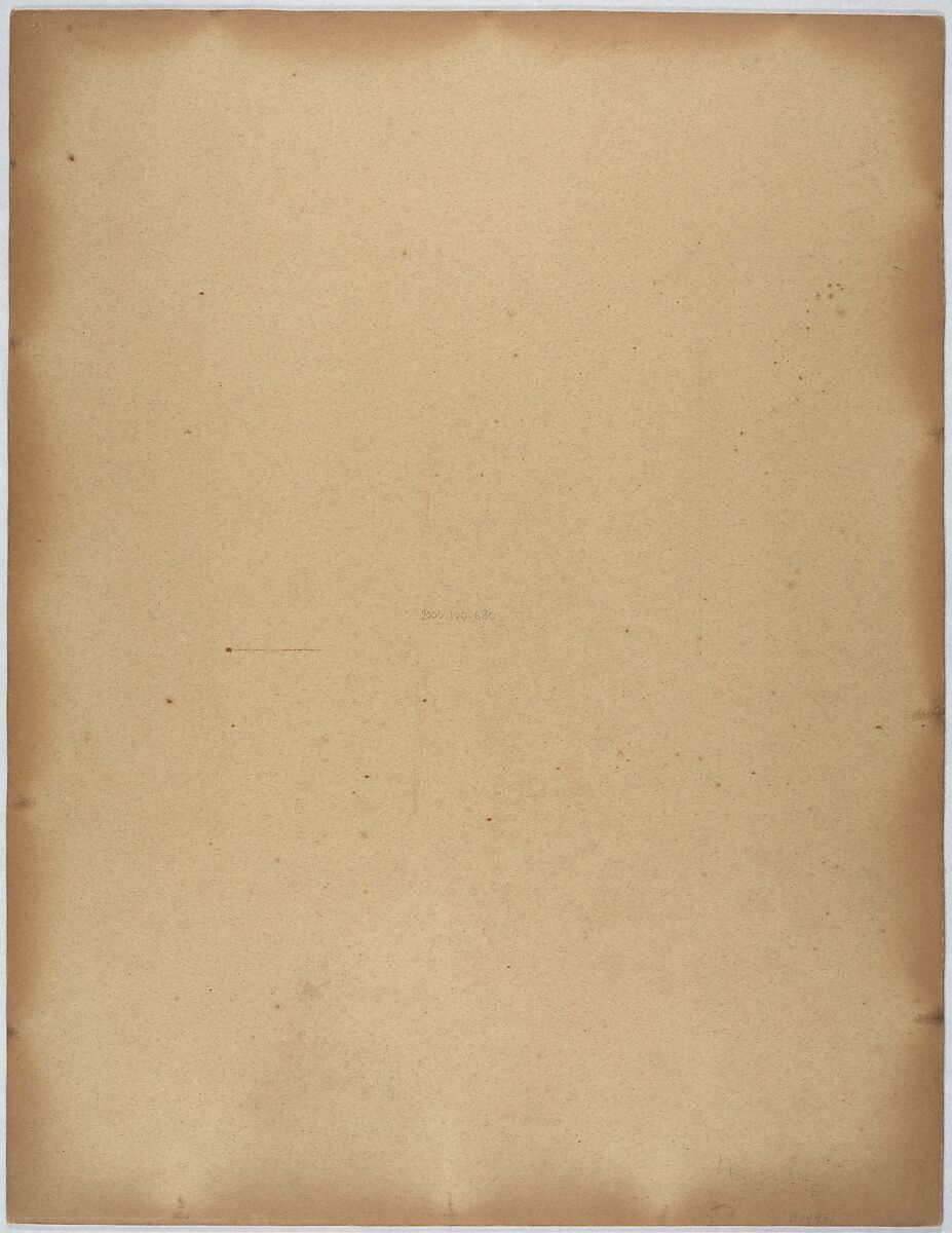 [An Italian Street Musician], Gustave Le Gray (French, 1820–1884), Albumen silver print from glass negative