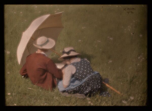 [Walter and Edeltrude], Heinrich Kühn (Austrian (born Germany), Dresden 1866–1944 Birgitz), Autochrome 