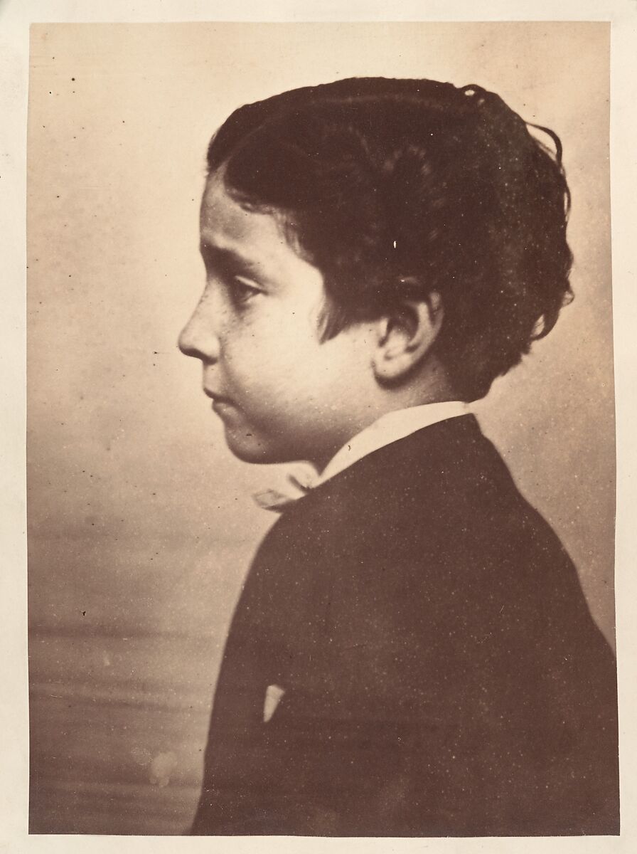 [Profile of the Prince Imperial], André-Adolphe-Eugène Disdéri (French, Paris 1819–1889 Paris), Albumen silver print from glass negative 