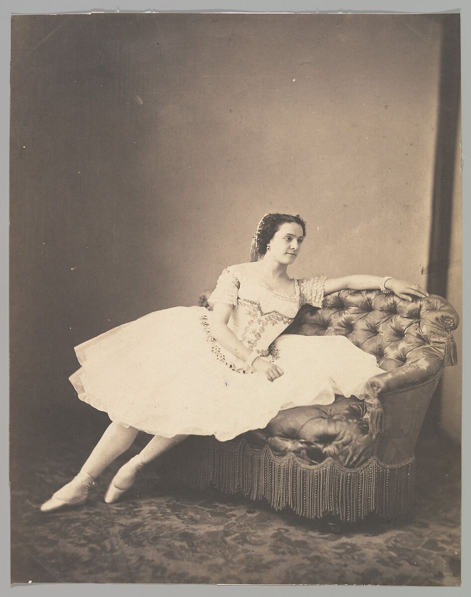 Caroline Rosati, André-Adolphe-Eugène Disdéri (French, Paris 1819–1889 Paris), Salted paper print from glass negative 