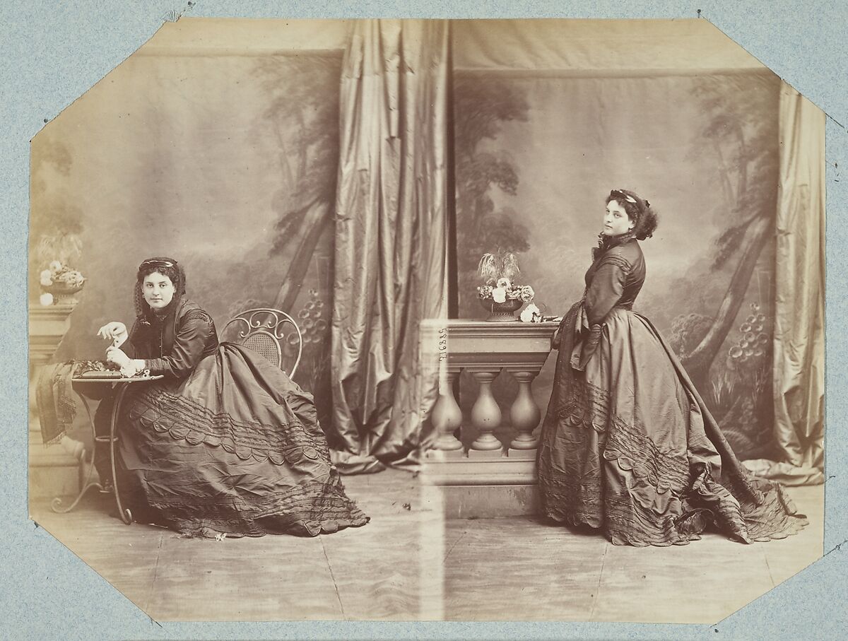 Demi-Monde II 57, André-Adolphe-Eugène Disdéri (French, Paris 1819–1889 Paris), Albumen silver prints from glass negatives 