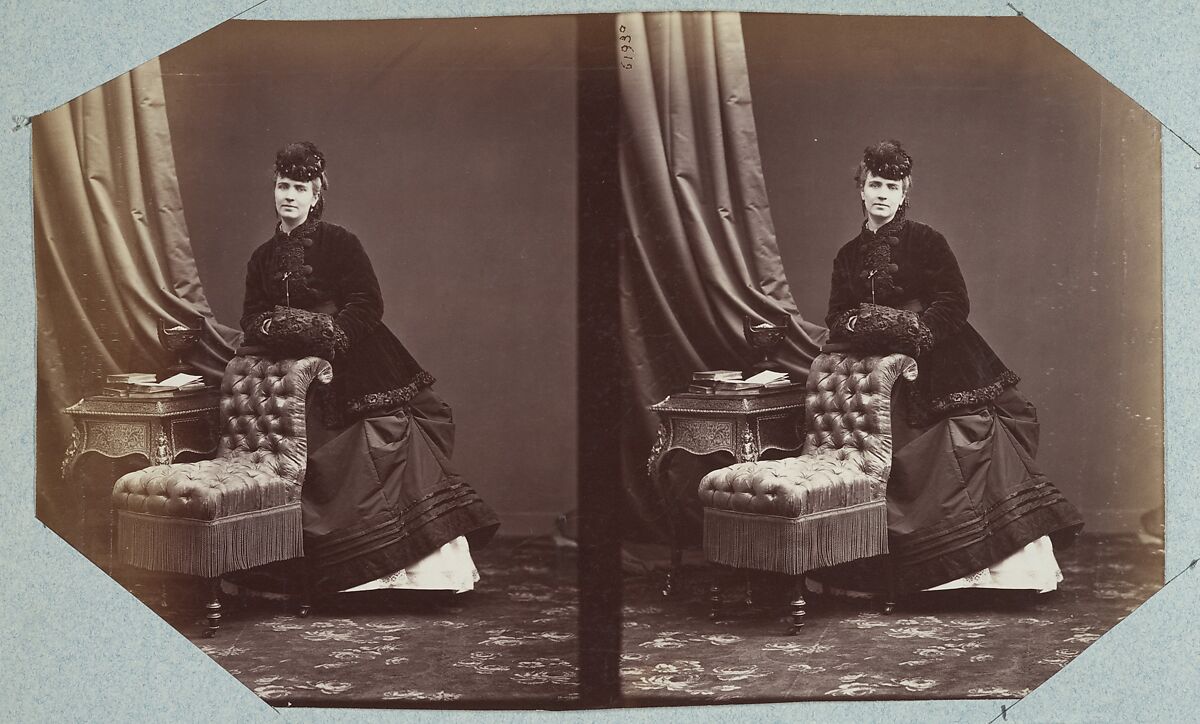 Demi-Monde II 57, André-Adolphe-Eugène Disdéri (French, Paris 1819–1889 Paris), Albumen silver prints from glass negatives