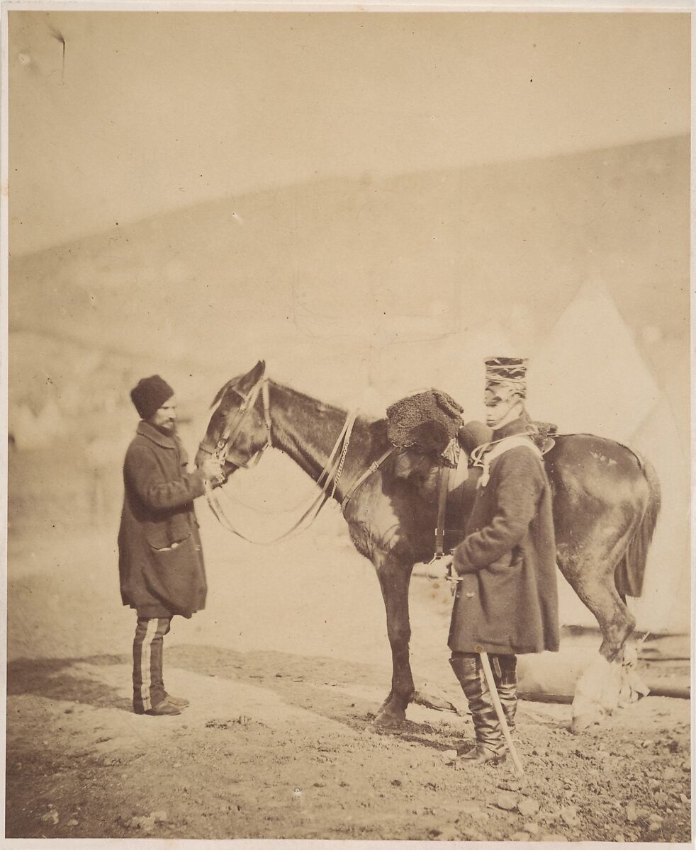 Major General A. H. King, Roger Fenton (British, 1819–1869), Salted paper print from glass negative 