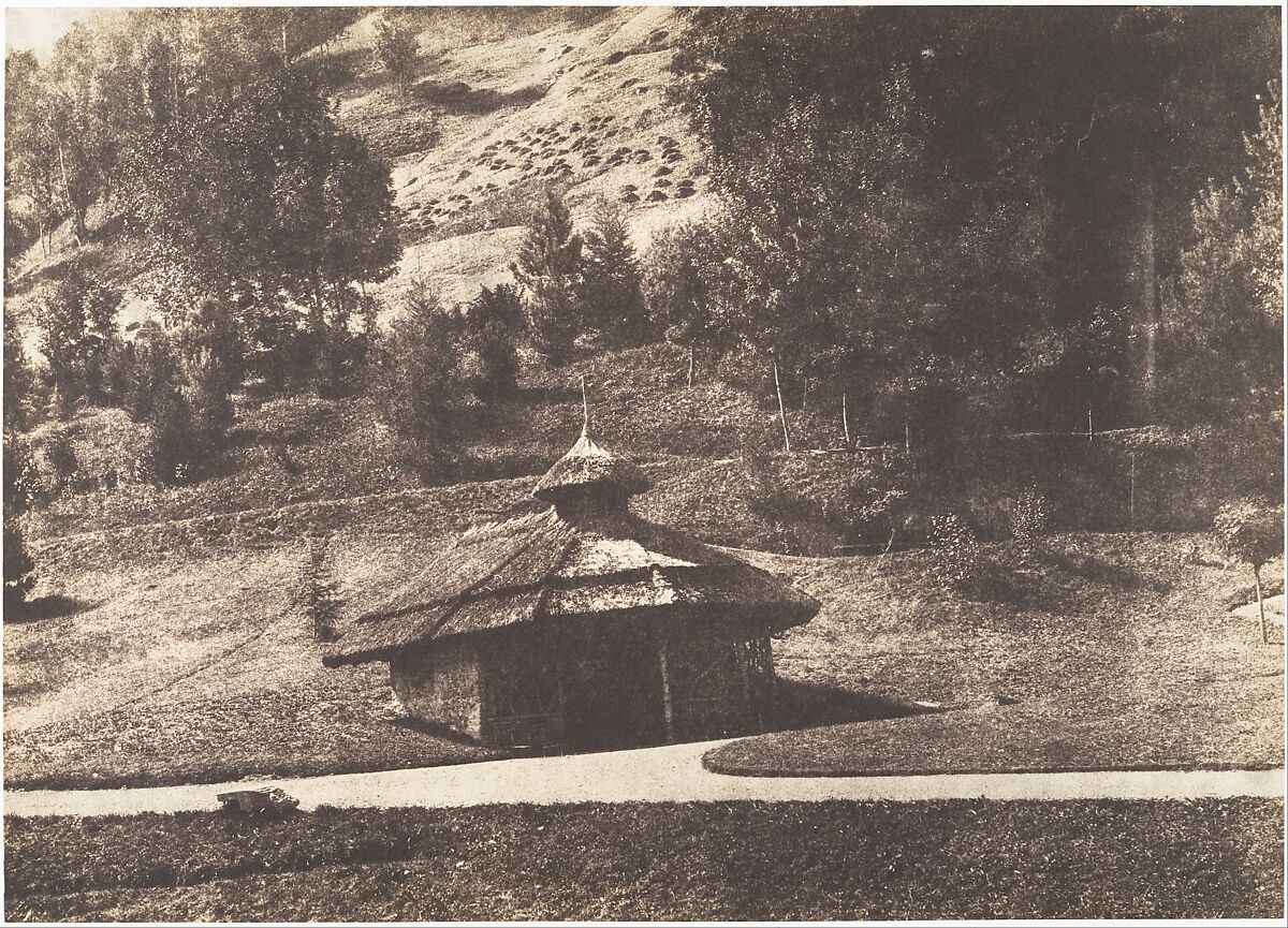 [Rustic Pavilion at Eaux-Bonnes], Attributed to William Henri Gebhard (American, 1827–1905), Salted paper print from paper negative 