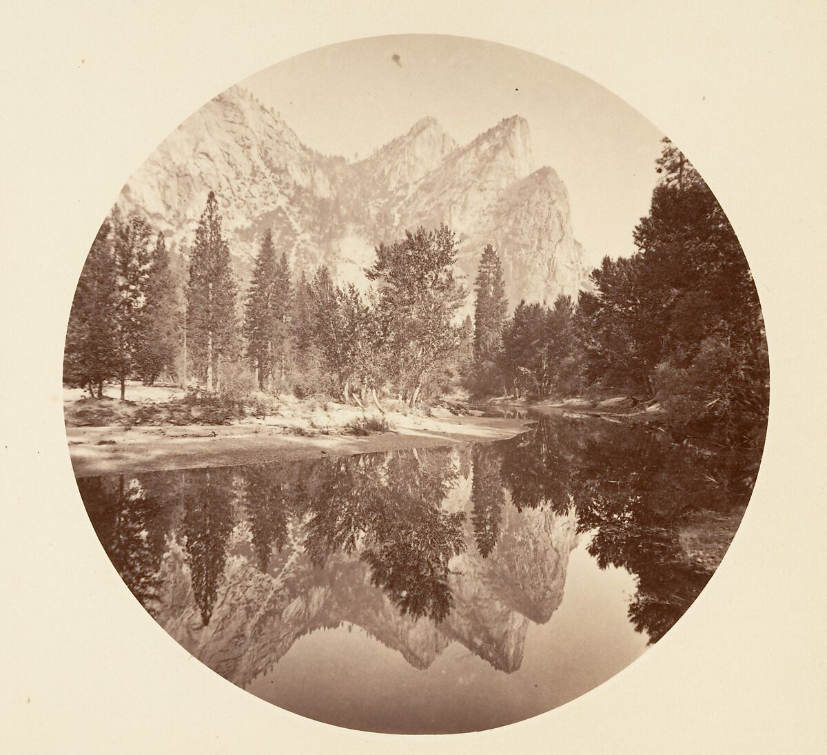 [Trees in Calaveras Grove and Views of Yosemite, California], Carleton E. Watkins (American, 1829–1916), Albumen silver prints from glass negatives