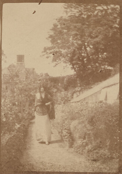 [Cavorting by the Pool at Garsington], Lady Ottoline Violet Anne Cavendish-Bentinck Morrell (British, 1873–1938), Gelatin silver print 