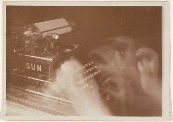 The Typist, Anton Giulio Bragaglia (Italian, 1890–1960), Gelatin silver print 