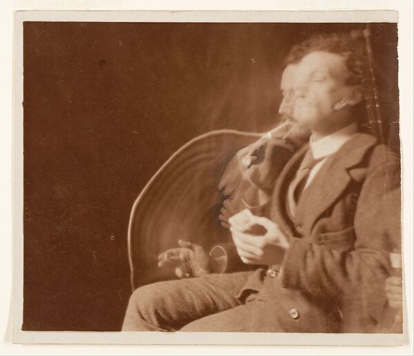 The Smoker--The Match--The Cigarette, Anton Giulio Bragaglia (Italian, 1890–1960), Gelatin silver print 